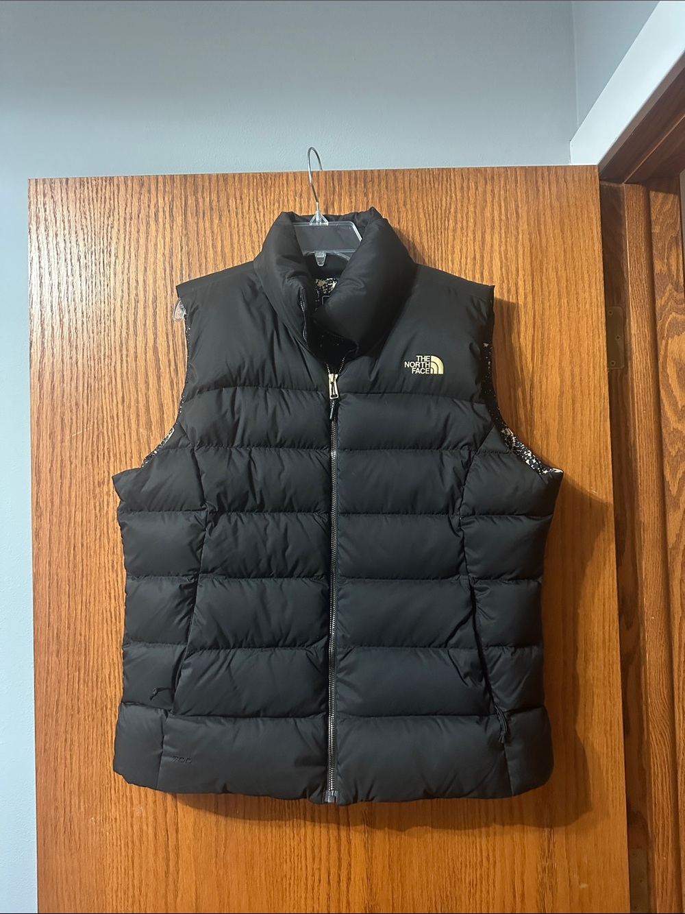 The North Face Black Quilted Down Vest